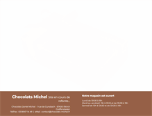 Tablet Screenshot of chocolats-michel.fr